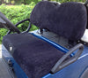 Cart Logic Onyx Black Microfiber Golf Cart Seat Cover Set