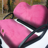 Cart Logic  Bubblegum Pink Lux Plush Golf Cart Seat Cover Set