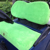 Cart Logic Tangy Lime Green Microfiber Golf Cart Seat Cover Set