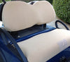 Cart Logic Sandy Beaches Tan Fleece Seat Cover Set